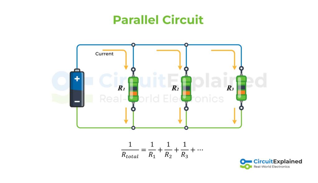 Parallel Resistance Circuit diagram