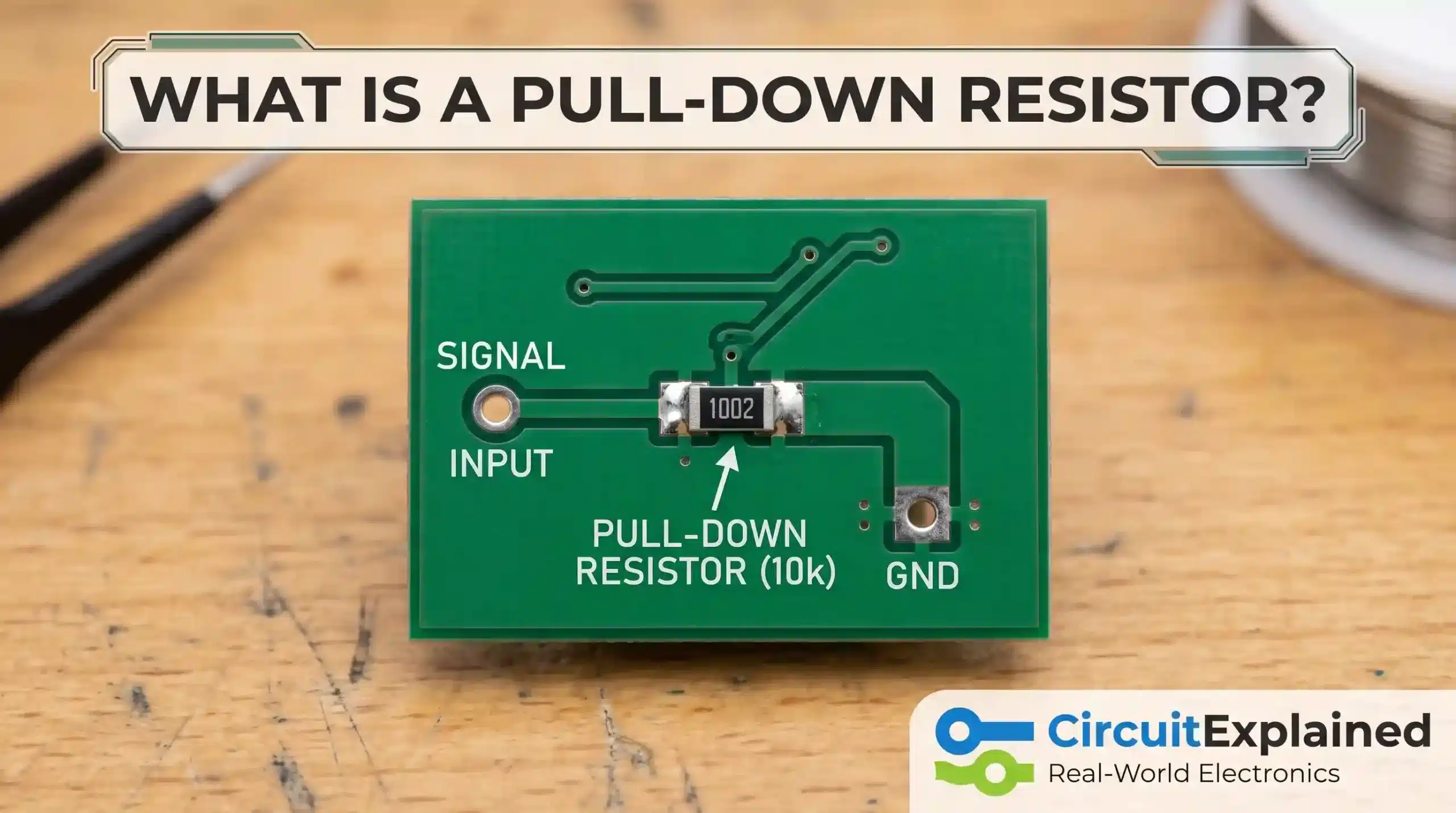 What is Pull down resistor