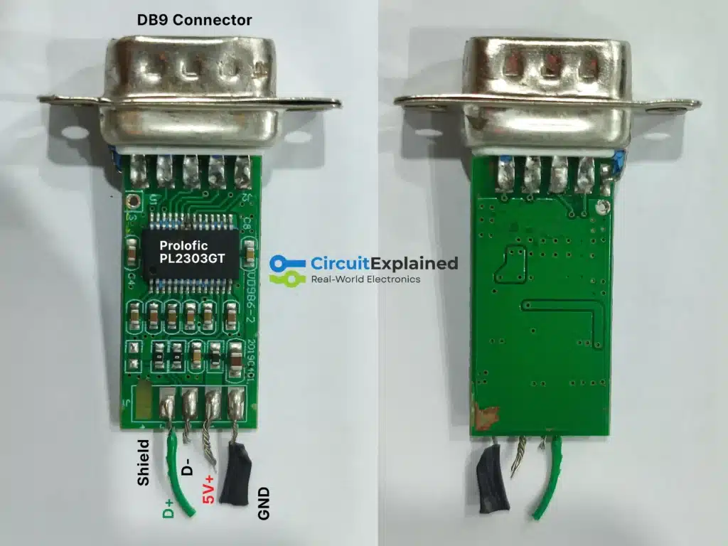Internal PCB for USB to serial Adapter
